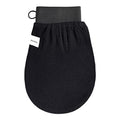 Wildpier Beauty Luxe Deep Exfoliating Glove - Biodegradable Viscose, Body Exfoliator Improves Skin Texture, Exfoliating Face Scrub Reduces Acne, Dead Skin Remover for Body, Body Scrubber Exfoliator - style: Black