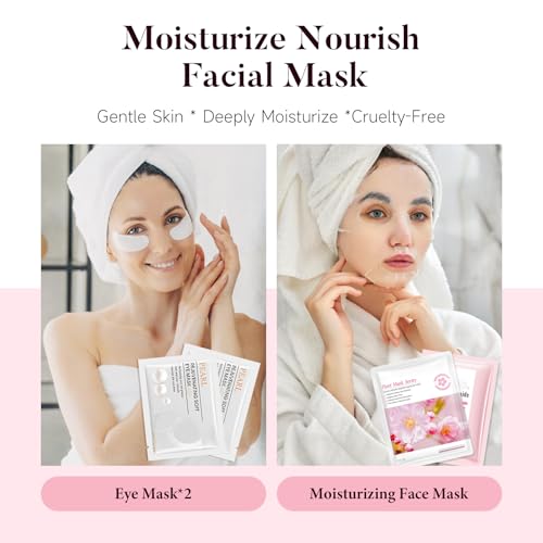 Spa Gifts for Women 13Pcs Mothers Day Gifts Happy Birthday Gift Baskets Christmas Relaxation Home SPA Kit Rose Bath Set Self Care Package Thank You Box for Mom Her Sister Teacher Friends Pink - color: Pink