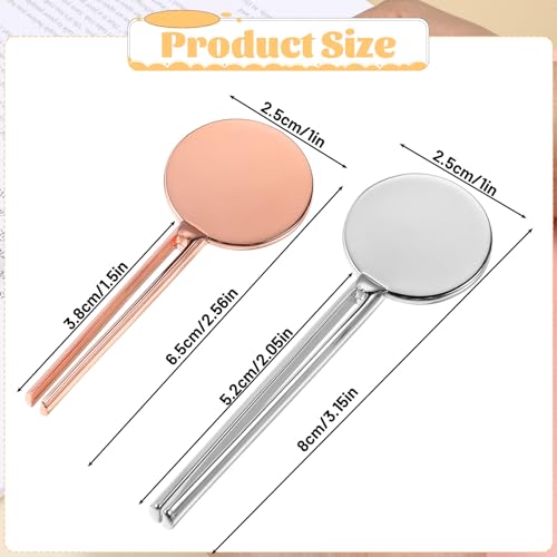 Toothpaste Squeezer 2 Pcs Metal Tube Squeezers Key L&S Stainless Steel Manual Dispenser Roller Tube Bathroom and Kitchen Gadgets for Maximize Creams Paint Makeup & Beyond - 2 Different Color