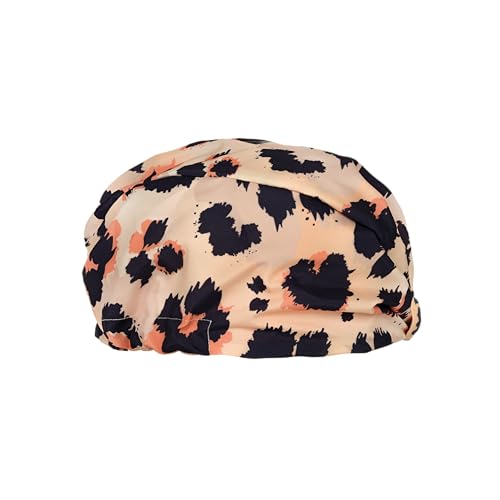 invisibobble – SET Showerwrap Leo – Waterproof Shower Cap – Protects Hair from Moisture & Frizz – Stylish Leopard Print – Reusable & Fashionable