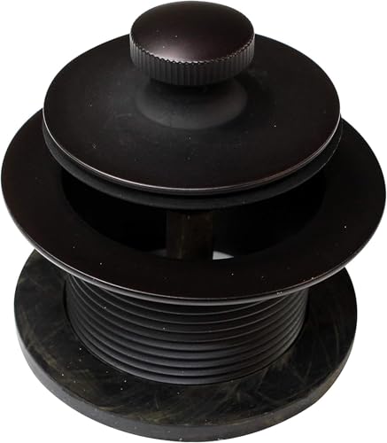 Westbrass D3324-12 1-1/2" NPSM Pull & Drain Bathtub Plug, Coarse Thread, Oil Rubbed Bronze - color: Oil Rubbed Bronze