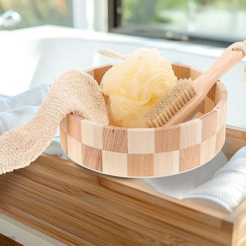 Mipcase Double-Sided Exfoliating Bath Mitt and Pumice Scrubbing Brush Set for Shower Body Cleaning and Callus Removal, Back Scrubber Bath Supplies for Men and Women