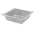 Leyso Stainless Steel Floor Sink Top Hang Basket Strainer Sink Drain Cover 10” x 10” x 2-1/2” for Kitchen, Restaurant, Bar, Buffet (2-1/2"H SS) - style: 2-1/2"H SS