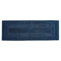 Eddie Bauer - Bathroom Rug, 100% Soft Plush Tufted Cotton Runner Rug, Highly Absorbent, Quick-Dry, and Skid-Resistant Backing (Logan Indigo Blue, 22" x 60") - color: Indigo Blue, style: 22" x 60"