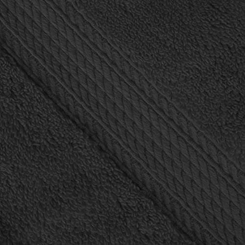 BLUENILEMILLS BNM Madeline Egyptian Cotton Heavyweight Towels, Ideal for Shower, Spa, 800 GSM Bath Towels, Highly-Absorbent, Luxury Bathroom Essentials, Ultra-Soft Plush, Bath Towel Set of 4, Black - color: Black, size: Bath Towel 4-Pack