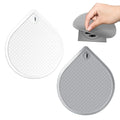 Bathtub Stopper, Universal Silicone Tub Drain Stopper, 6 Inches Extra Large Bathtub Drain Stopper Bath Plug for Kitchen Bathroom Bathtub Sink Drains (2 Pcs, White Grey)