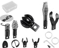 8+1 Heavy Duty Drain Snake Kit 6-Blade Grease Cutter + 8-Piece Clog Remover Set – Rustproof Manganese Steel & CNC Machined – Fits 3/8" to 3/4" Cables - style: 10-piece