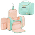 Tealari Large Toiletry Bag for Women Men,Bathroom Bag,Water Resistant Shower Bag,Makeup Bag,Toiletry Bags for Traveling,Hanging Toiletry Bag with Transparent Waterproof Phone Pocket - color: Green