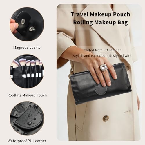 Makeup Brushes, Quality Make Up Brushes 28Pcs Makeup Brushes Set Professional, Beginner Make-up Sets With Case, Soft Brush Kits Sponges Masks Spatula,Travel-Friendly Women Girls Gift Sets - color: Panda White