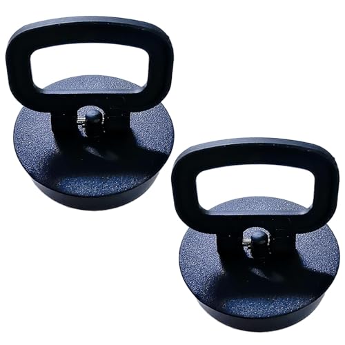 Silicone Sink Bath Plug with Handle for Kitchen Bath Sink Drain Stopper Plug ，1 3/4 Inch, Drain Plug Size Between 45.5 to 42 mm (2 Pack)