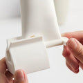 Uncharged Rolling Toothpaste Squeezer Dispenser Effortless and Space-Saving Way to Dispense Toothpaste（White） - color: White