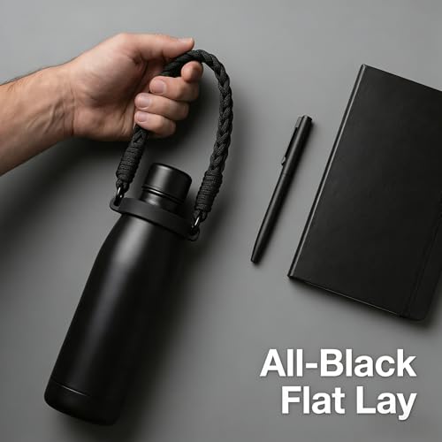 Silicone Water Bottle Handle Strap for Gym Travel Hiking Compatible with Stanley 30 & 40oz Cup Accessories for Men Women Gift - color: Style G