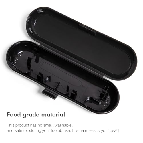 Nincha Electric Toothbrush Travel Case for Oral B & Philips Sonicare,Black - color: Black