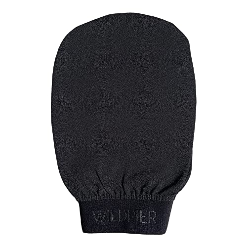 Wildpier Ultimate Deep Exfoliating Glove Mitt Body Scrub for Bath Shower Spa Hand Exfoliator Gloves, Dead Skin Cell Remover, Plant Based Deep Exfoliation Scrubber, Black - style: Black Ultimate
