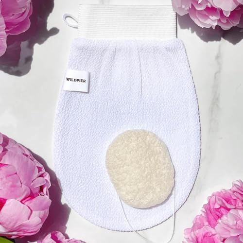 Wildpier Deep Exfoliating Glove and Konjac Sponge Bundle - style: Bundle