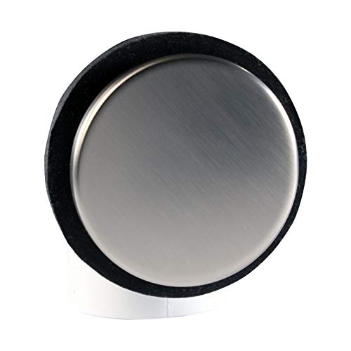 Westbrass Floating No-Hole Overflow Faceplate, Stainless Steel, D980R-20 - color: Stainless Steel, size: 1 Pack