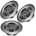 Kitchen Sink Drain Strainer 3 Pack, 304 Stainless Steel Pop Up Sink Stopper, Anti-Clogging Sink Drain Strainer for US Standard Kitchen Drain (Gunmetal Gray) - color: Gunmetal Gray, size: 3 Pack
