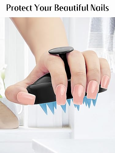 HEETA Scalp Massager Hair Growth, Soft Silicone Scalp Scrubber Shampoo Brush for Exfoliation, Dandruff Removal Head Massage Stress Relax, Wet & Dry Use for Thick Thin Curly Hair Care, Black Blue - color: New Black Blue