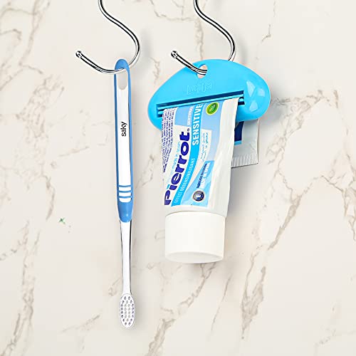 LoveInUsa Toothpaste Tube Squeezer Dispenser, Hanging Toothpaste Clips Holder Rolling Holder Squeezer 4 Pack - color: 4pcs-1