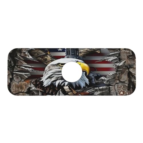 Eagle and National Flag Kitchen sink faucet pad, strong water absorption, anti slip, easy to clean, very suitable for splash and drip prevention, suitable for kitchens and bathrooms - color: Eagle and National Flag