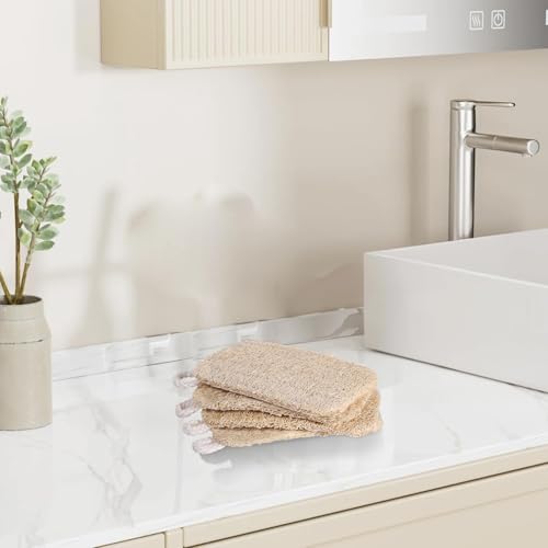 6 PCS Loofah Dish Sponge, Compostable Natural Sponges for Dishes, Natural Loofah Sponge for Kitchen