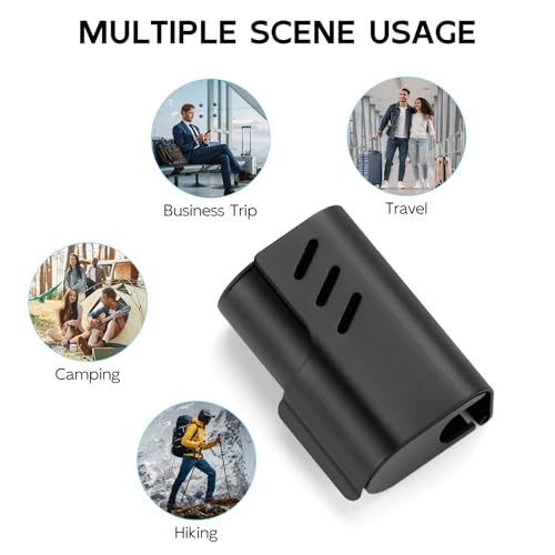 2PCS Aluminum Toothbrush Head Caps, Travel Toothbrush Top Cover, Portable Protector Clip Pod Fits Most Manual and Electric Toothbrush Heads for Household Traveling, Camping, School, Business - Black - color: Black-2pcs