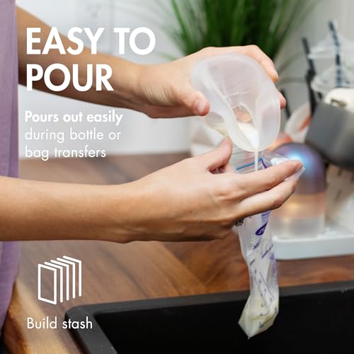 Boon Trove Silicone Manual Breast Pump Set - Hands Free Breast Milk Collector - Includes Polyester Travel Pouch - Breastfeeding Essentials - 2 Count - style: 2 Count w/ Travel Pouch