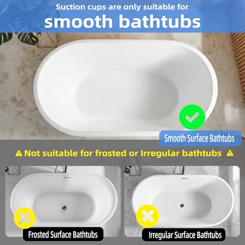 Iridesc Bubble Bath Mat Tub Spa Massager, Portable Spa Bubble Bath Massager with Remote Control, Upgraded Powerful Suction Cup, Pillow, Electric Air Pump, 6-Speed Bubbles for Home Relaxation
