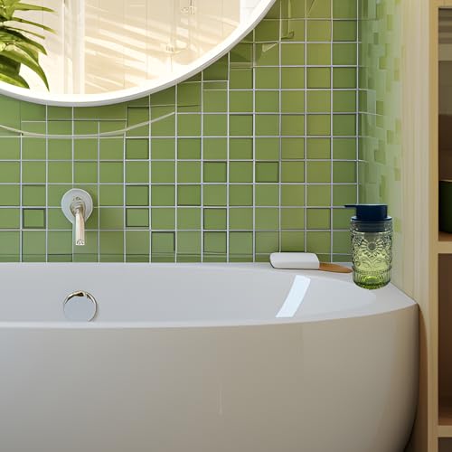 Foaming Hand Soap Dispenser,Vintage Glass Soap and Lotion Dispenser for Bathroom,Kitchen Dish Soap Dispenser with Silver Foam Pump,Cute Farmhouse Antique Decor (Green+Foam Pump) - color: Green+foam Pump