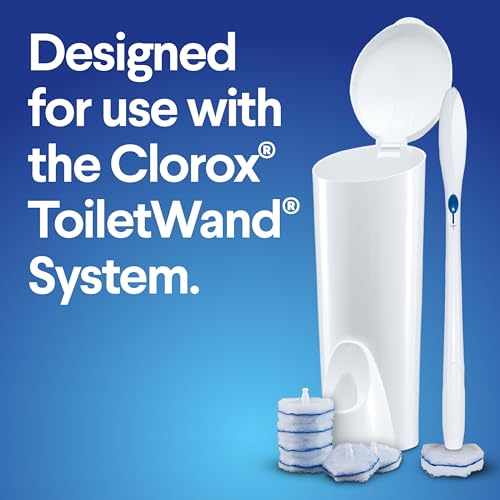 CLOROX ToiletWand Disinfecting Refills, Disposable Wand Heads (Package May Vary), 30 Count (Pack of 5) - size: 30 Count (Pack of 5)