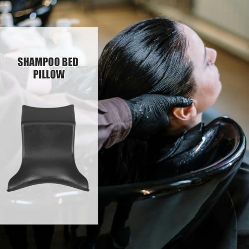 Beaupretty Shampoo Bowl Neck Cushion 8.66X7.48X3.14In Non-Slip Silicone Shampoo Bed Pillow Comfortable Neck Support for Salon Hair Washing and Bathtub Use Reusable Durable - size: 22x19cm