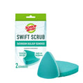 Scotch-Brite Swift Scrub Bath Cleaner Scrubbers, Soap Scum Remover for Cleaning Bathroom, Bathroom Scrubber Pads Safe for Tile, 2 Bathroom Cleaner Scrubbers - size: 2 Pack