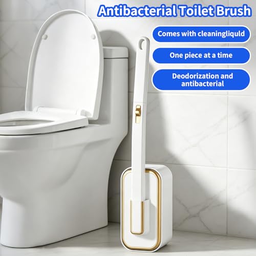 48 PCS Disposable Toilet Bowl Brush Refills, Disposable Toilet Brush Heads, Toilet Wand Disposable Refill Heads, Disposable Replacement Head - color: 48pcs Replacement Heads