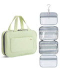 Ms. Pen- Travel Toiletry Bag Organizers, Green | Makeup Travel Bag for Toiletries with Hanging Hook, Water-Resistant