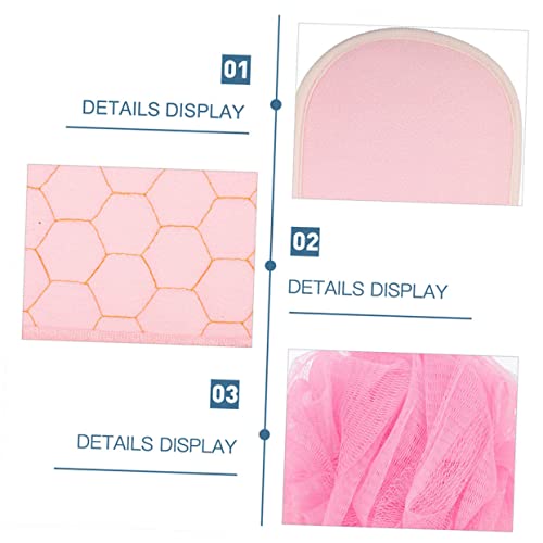 1set Household Shower Towel Kit Back Cleaning Set Bath Gloves Bath Bathroom Accessories for Daily Use Care