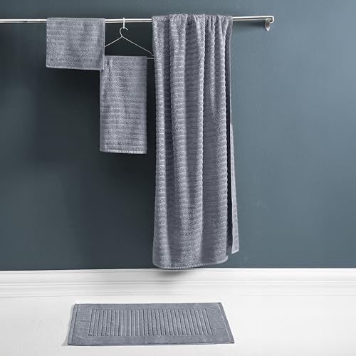 Classic Turkish Towels CTT - Luxury Jumbo Bath Sheet 3 Piece, 100% Turkish Cotton, Absorbent & Ultra Comfy Bath Towel Sheets for Hotels & Spa | 40"x65" (Grey) - color: Grey, size: 3-Piece Bath Sheets