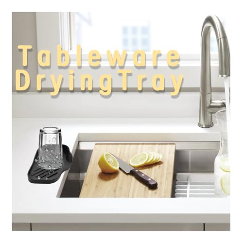 4.9” x 3.9” Silicone Soap Dish with Self-Draining Spout, Multi-Purpose Kitchen Bathroom Sink Organizer Tray for Bar Soap, Sponge, Dispenser Bottle Counter Storage, Black - color: Black, size: 4.9” x 3.9”
