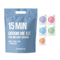 Naisture 15 Min Groom Me Kit Skincare Gift Set for Men – All-in-One Bundle with Hair, Face, & Eye Masks, Complete Grooming Self-Care Kit (5 pcs) - color: Groom Me Kit