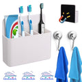 Palksky Magnetic Toothbrush Holder for Cruise Essentials 2025, Tooth Brush Organizer with 2 Magnetic Hooks for Alaska/Caribbean Cruise Must Have - color: 1 Pcak Magnetic Toothbrush Holder