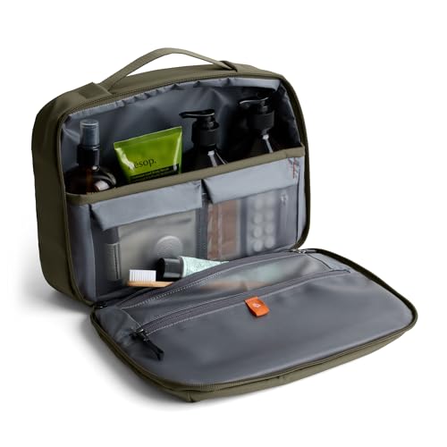 Bellroy Hanging Toiletry Kit Plus (8 Liter Travel Hanging Toiletry Bag) - SeaKelp - color: SeaKelp