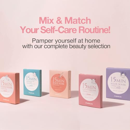 Naisture 15 Min Pamper Me Kit Korean Spa Skincare Gift Set for Women-Head to Toe with Hair, Face, Eye, Hand, & Foot Masks (7 pcs) - color: Pamper Me Kit