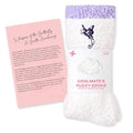 CoolMate Cozy Soft Cloud Socks, Fuzzy Socks for Women - color: D.01 - Embroidered Butterfly