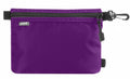 GOX Small Toiletry Bag for Men Bulk Cosmetic Bag Dopp Kit Carry On Zipper Pouch Organization Nylon Small Packing Sack Waterproof (Purple) - color: Purple