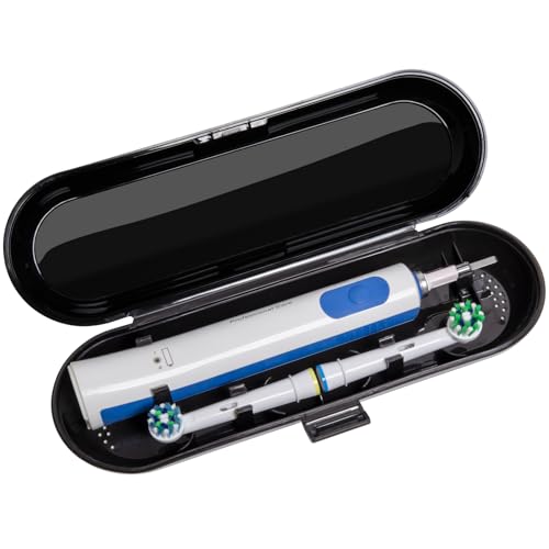Nincha Electric Toothbrush Travel Case for Oral B & Philips Sonicare,Black - color: Black