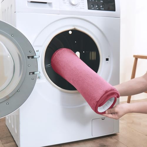 HUXMEYSON Bathroom Rugs Sets 3 Piece, Ultra Soft Velvet Memory Foam Bath Rugs, Non-Slip & PVC Backing Bathroom Mat Set, Washable Quick Dry Bath Rug - Pink - color: Pink, size: 17"x24"+20"x32"+U Shape 20"x24"