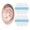 saicheek 60-Pack Upgarde Silicon-Gel Material Easy to Take Off Baby Ear Covers with Cotton Ball,Baby Shower Cap Ear Protection for Kids,Water-proof Ear Stickers for Bath Swimming (60Pcs) - size: Small 60 pieces