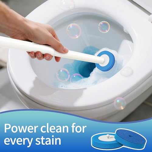 Disposable Disposable Toilet Bowl Cleaner Brush, Toilet Brush and Holder Set with Refills, Bathroom Cleaning Supplies (32 Replacement Heads) - color: 32 Replacement Heads