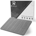 Diatomaceous Earth Stone Bathmat | Eco-Friendly XL Stone Bath Mat 18x24 Inch. Instant Dry Bathroom Mat with Sandpaper & Pads. Multiuse, Kitchen Counter & Dog Bowl Mat. 1 Grey Arrow - color: Grey