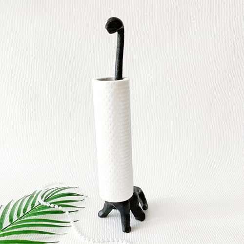 Dinosaur-Shaped Paper Towel Holder, Free-Standing Toilet Paper Holder, Decorative Dinosaur Statue for Home Decoration - color: Dinosaur