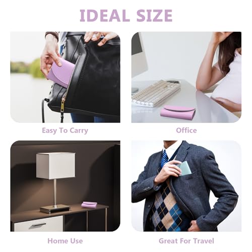 12 Set Manicure Set Bulk Mini Manicure Nail Clipper Kit 7 in 1 Stainless Steel Professional Nail Care Pedicure with Travel Portable Bag Grooming Kits for Women Men Home(Purple) - color: Purple